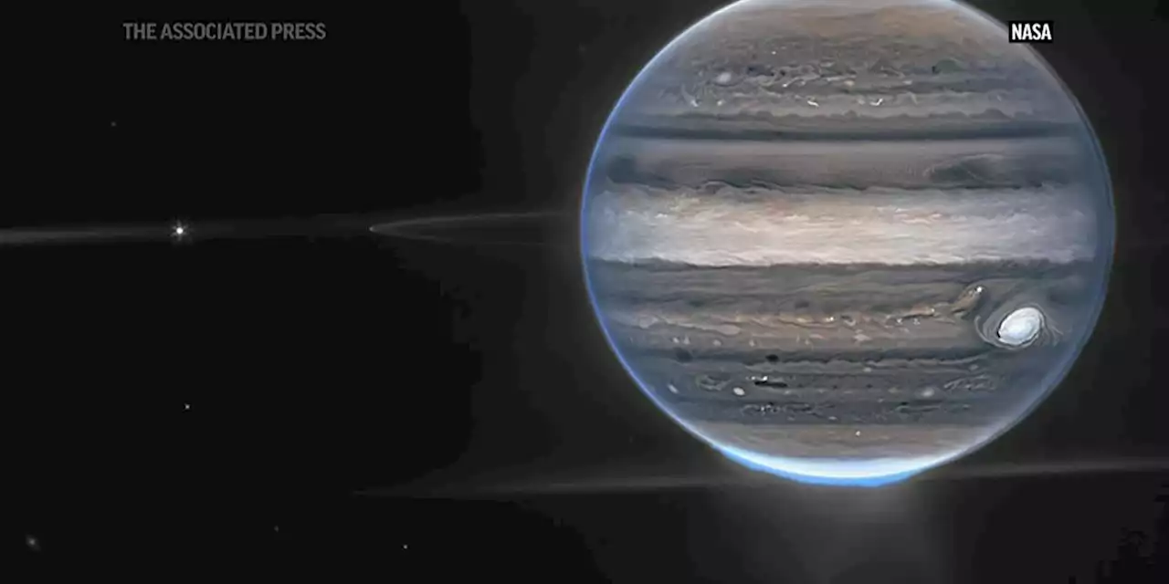 James Webb Space Telescope shows Jupiter’s auroras, tiny moons