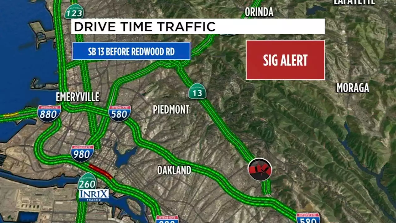 Southbound State Route 13 in Oakland reopens following deadly crash, CHP says