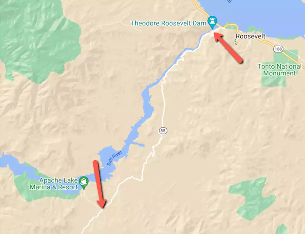 ADOT reopens SR 88 from Roosevelt Dam to Apache Lake Marina