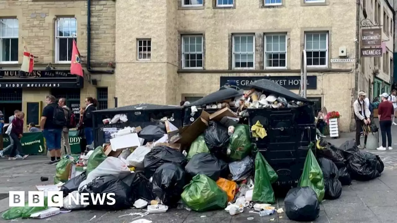 Bin strikes under way across Scotland despite new pay offer