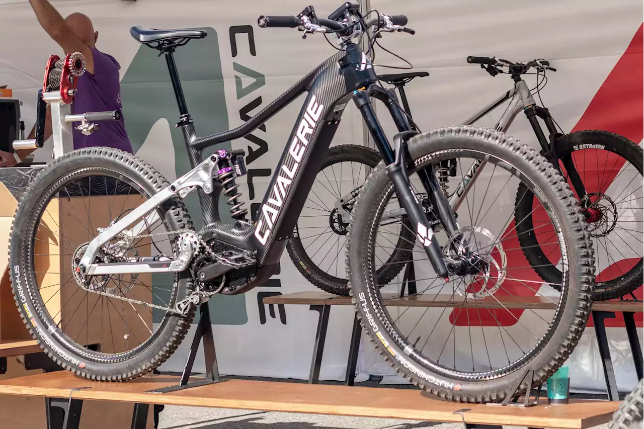 Cavalerie show Prototype Gearbox eMTB at Verbier Bike Festival