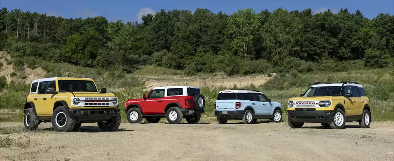 Ford Bronco Fans, Prepare to Love '60s-Throwback Heritage Editions