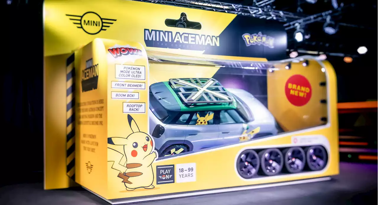 Mini Unveils Pokemon-Inspired Special Edition Of Concept Aceman For Gamescon 2022 | Carscoops