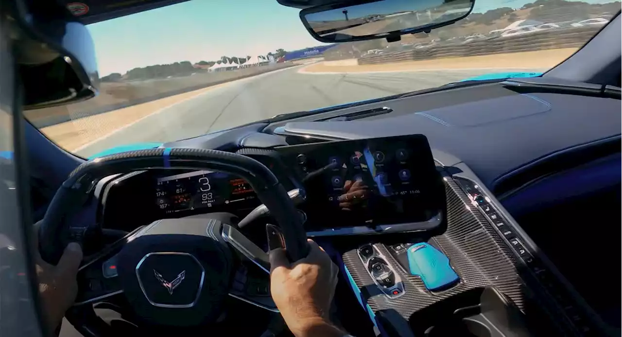 Watch The 2023 Corvette Z06 Scream Its Way Through Laguna Seca | Carscoops