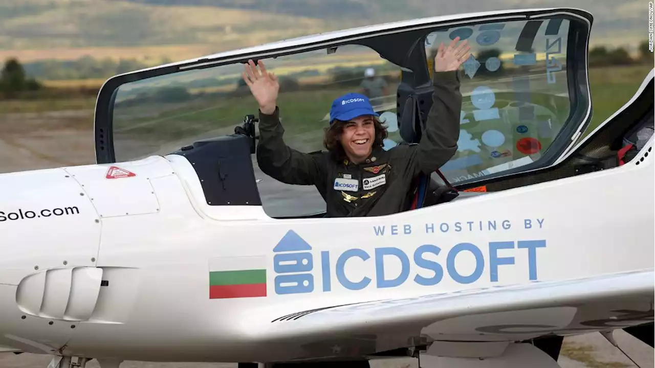 A 17-year-old pilot is youngest person to fly solo around the globe