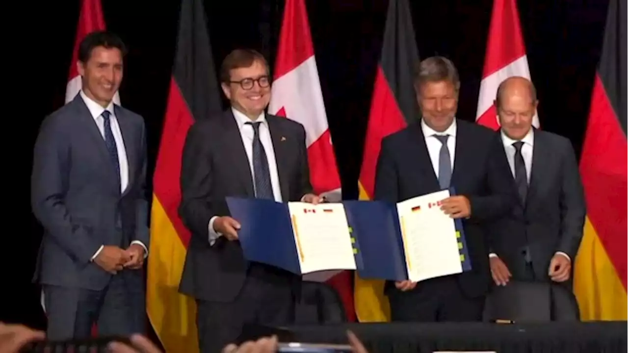 Full: Canada, Germany sign green energy deal