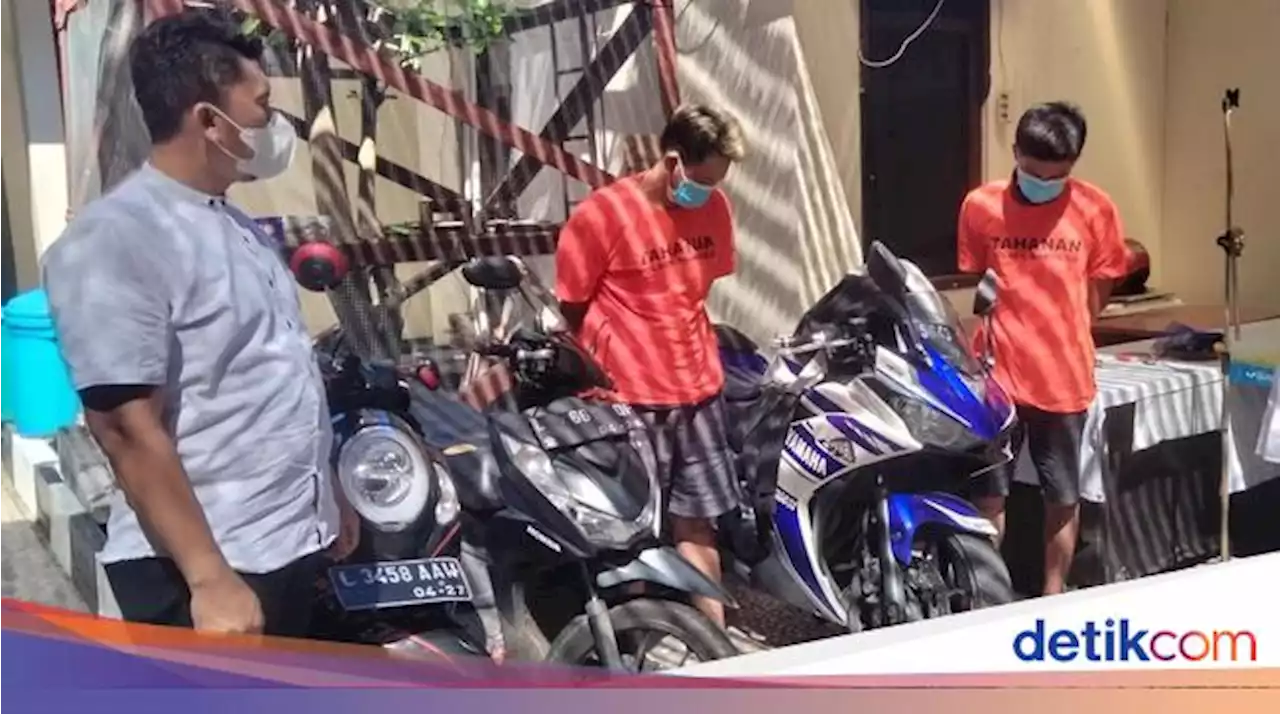 Dua Pria di Surabaya Gasak Motor Sport, Hasilnya untuk Dugem