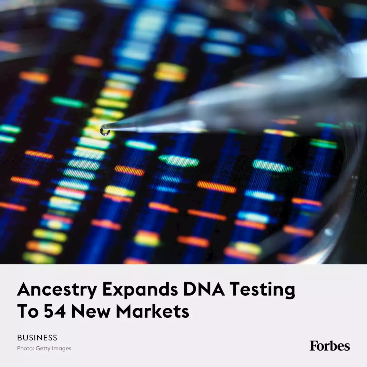 Exclusive: Ancestry Expands DNA Testing To 54 New Markets