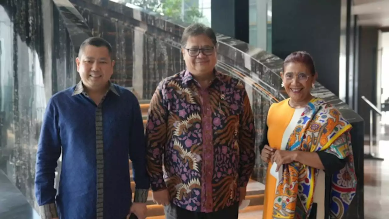 Bertemu HT dan Susi Pudjiastuti, Airlangga: Nanti Bakal Ada Kejutan