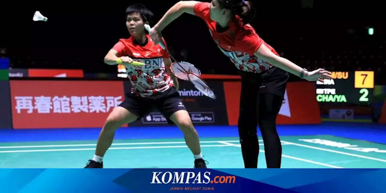 Hasil BWF World Championship 2022: Fadia/Ribka Gugur, Ganda Putri Habis