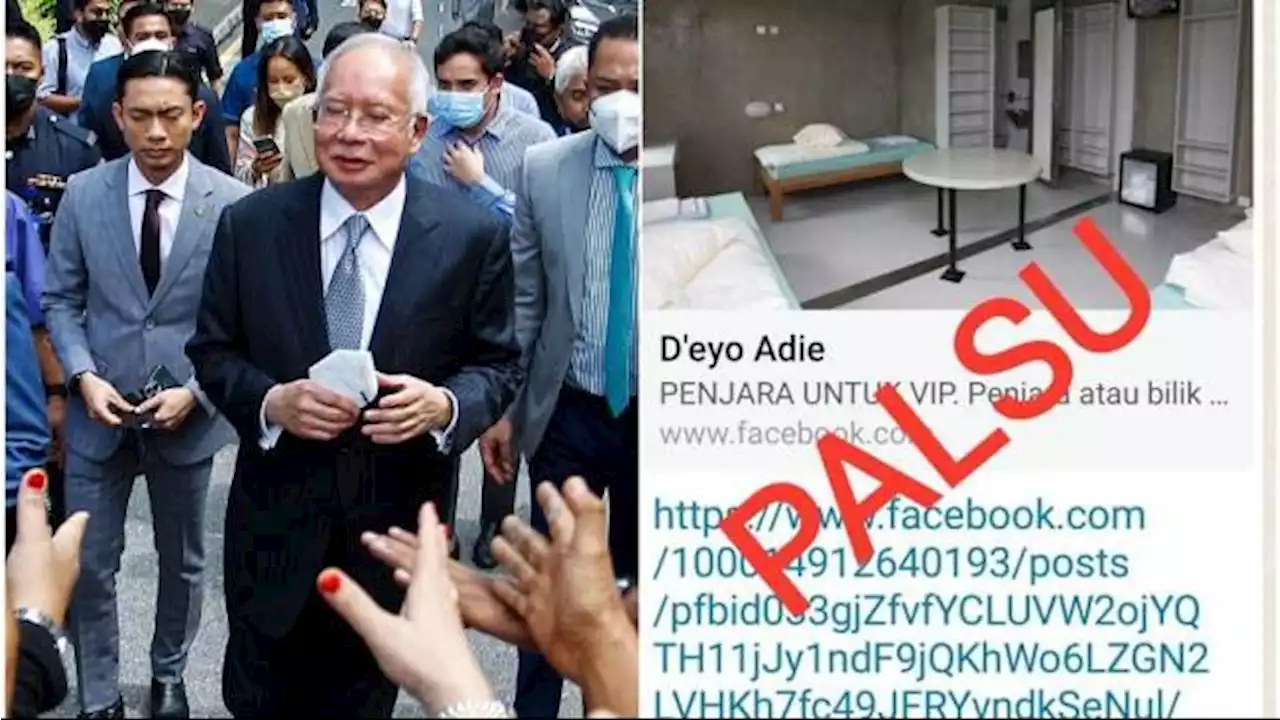 Beredar Rumor Penjara VIP, Otoritas Malaysia Tegaskan Tak Ada Perlakuan Istimewa untuk Najib Razak