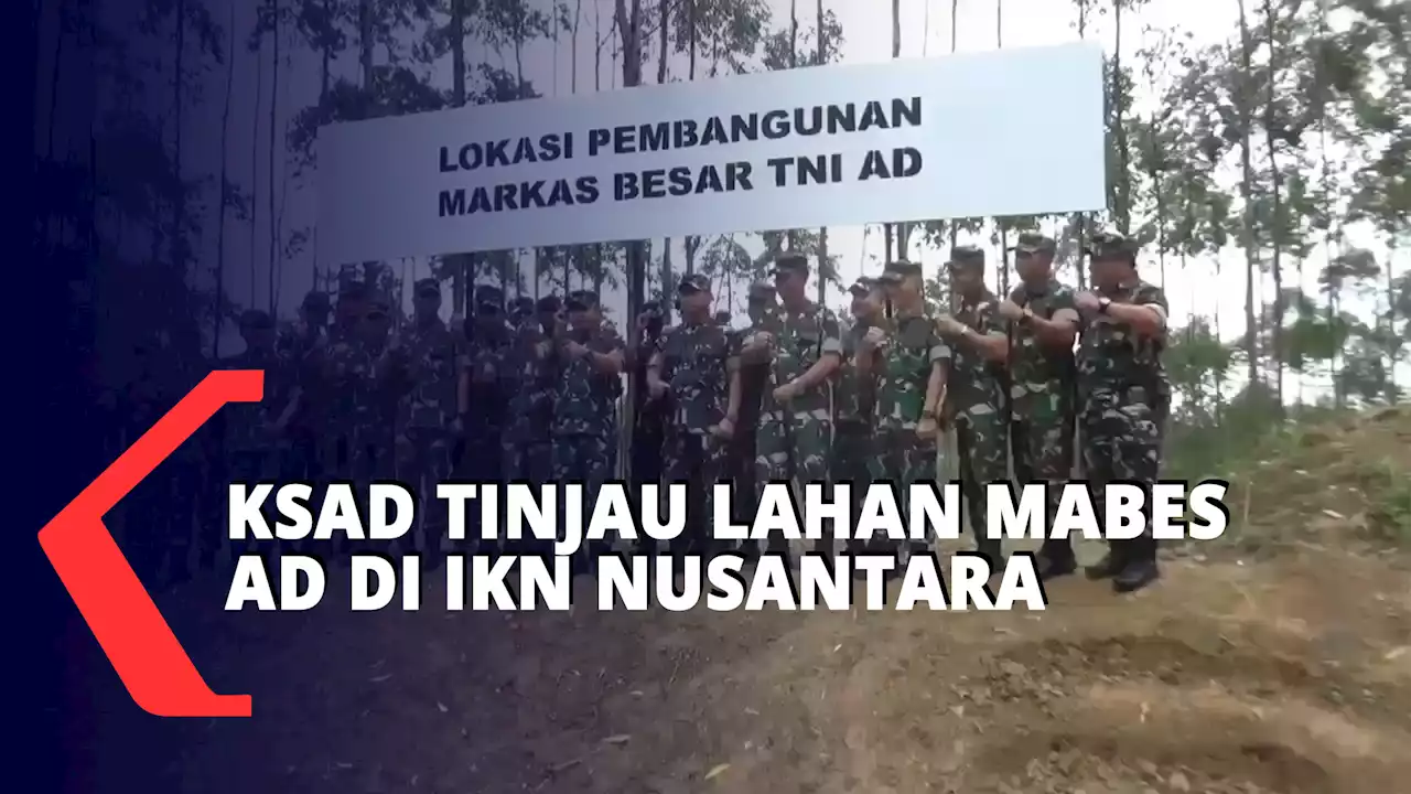 KSAD Lihat Langsung Lahan Seluas 1.000 Hektar Untuk Mabes TNI AD di IKN