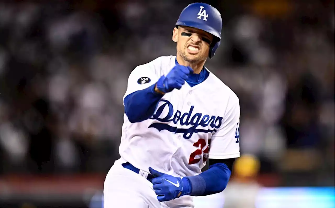 Trayce Thompson drives in 4 runs as Dodgers pound Brewers