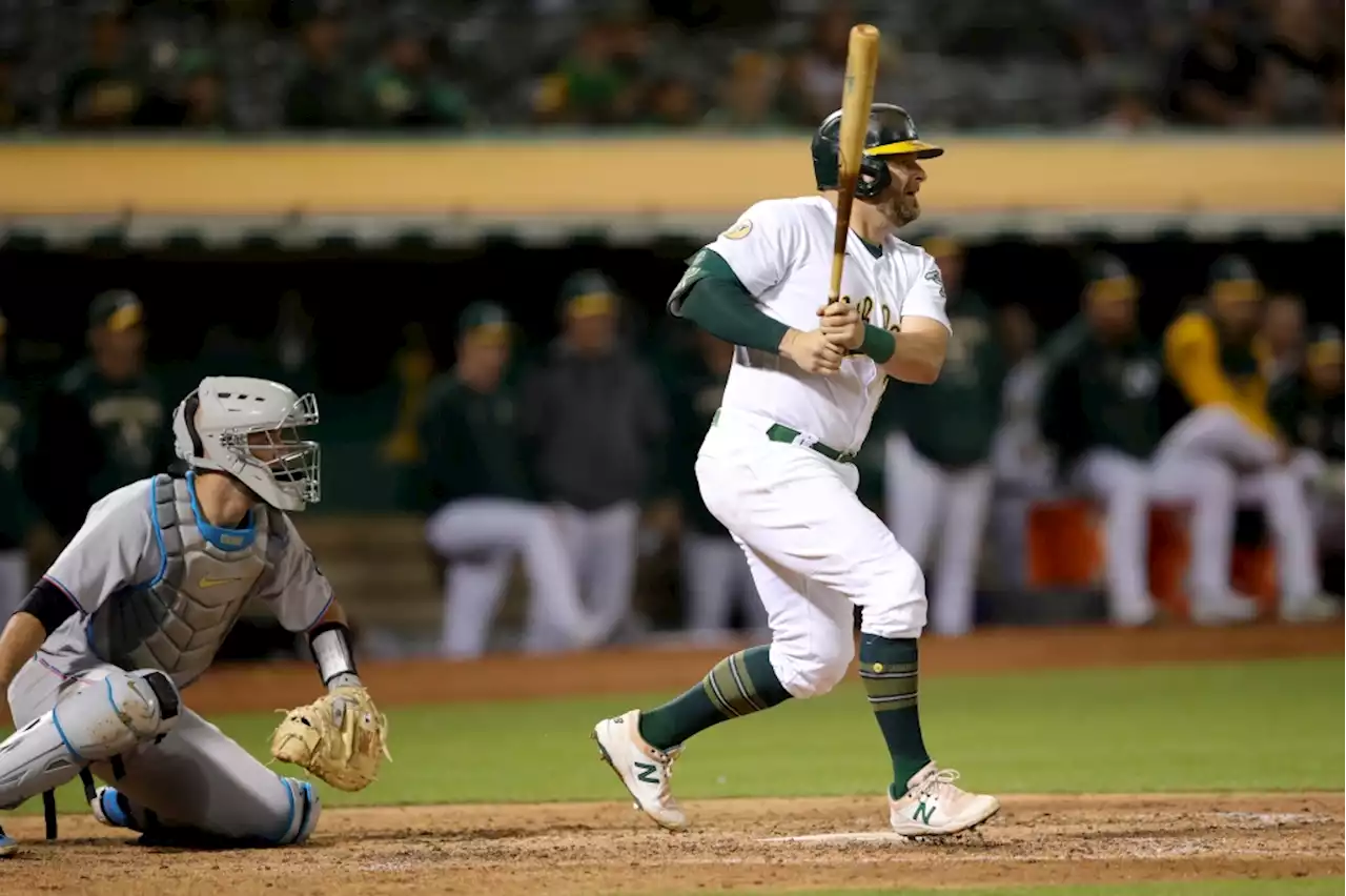 Athletics’ ninth-inning rally falls short in 5-3 loss