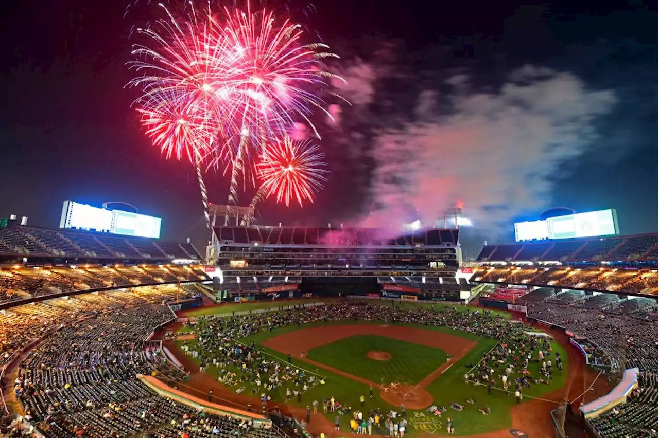 Oakland A’s 2023 schedule: The fireworks dates, and which NL teams come to Coliseum?