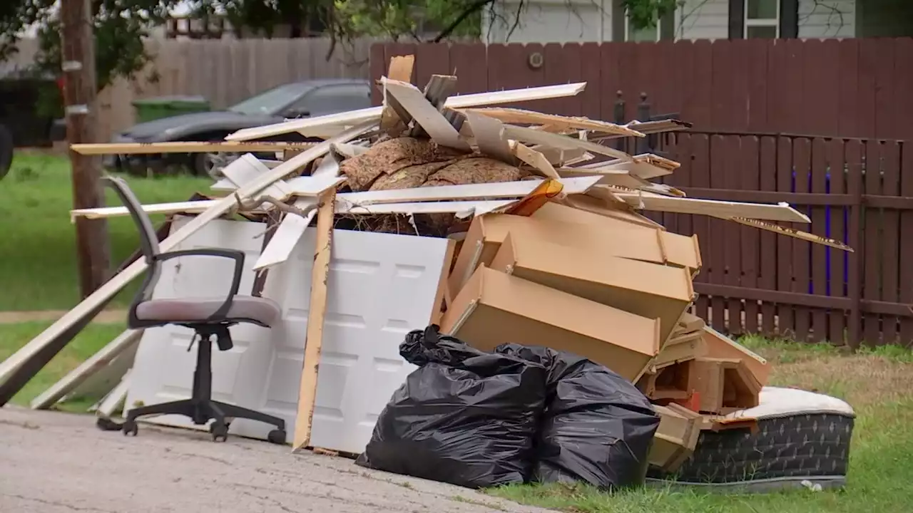 Residents in Balch Springs Clean Up After Heavy Rains Flood Homes