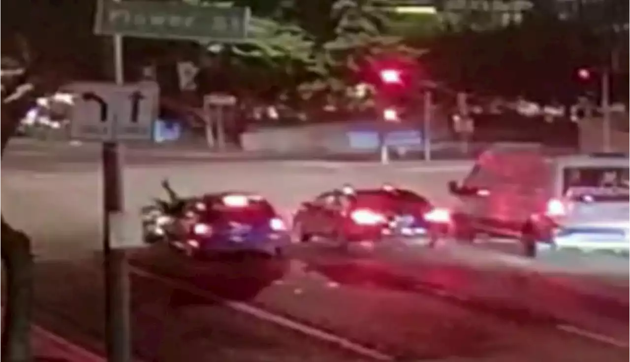 Shocking Moped Hit-and-Run in Downtown LA is Caught on Camera