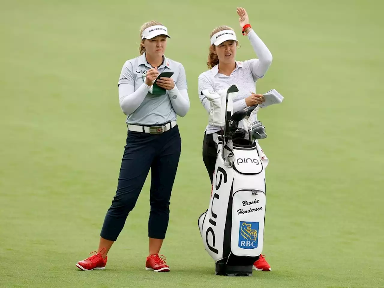 Big sister Brittany Henderson still loving her gig as Brooke's caddie