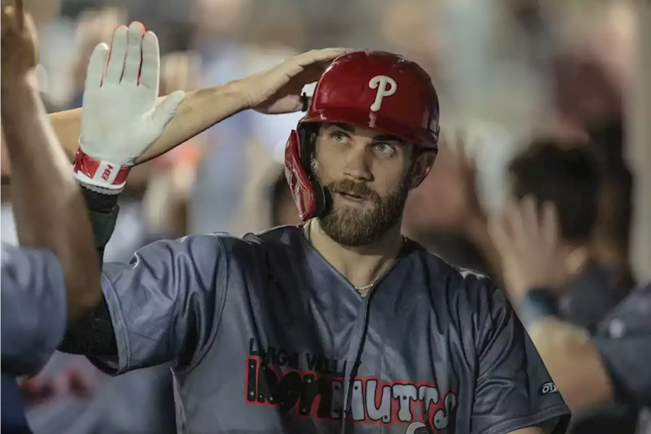 Bryce Harper homers twice in rehab assignment debut