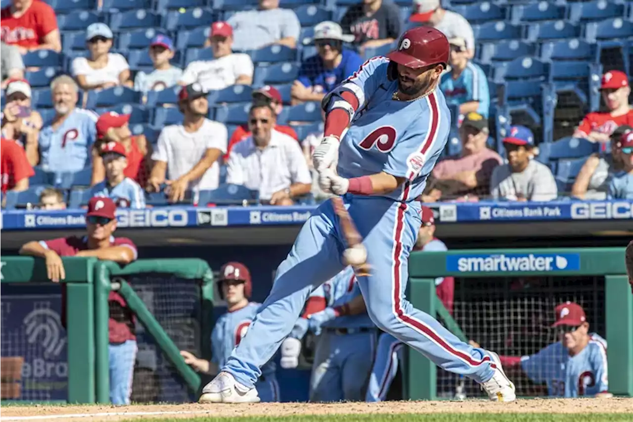 Phillies sent Darick Hall to triple-A Lehigh Valley to get him more at-bats