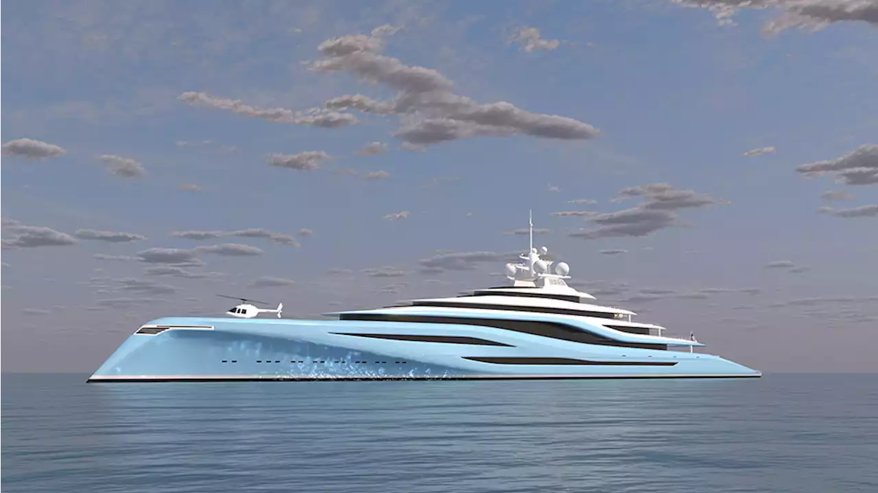 This 561-Foot Texas-Inspired Gigayacht Concept Has a Mechanical Bull in Its Onboard Bar