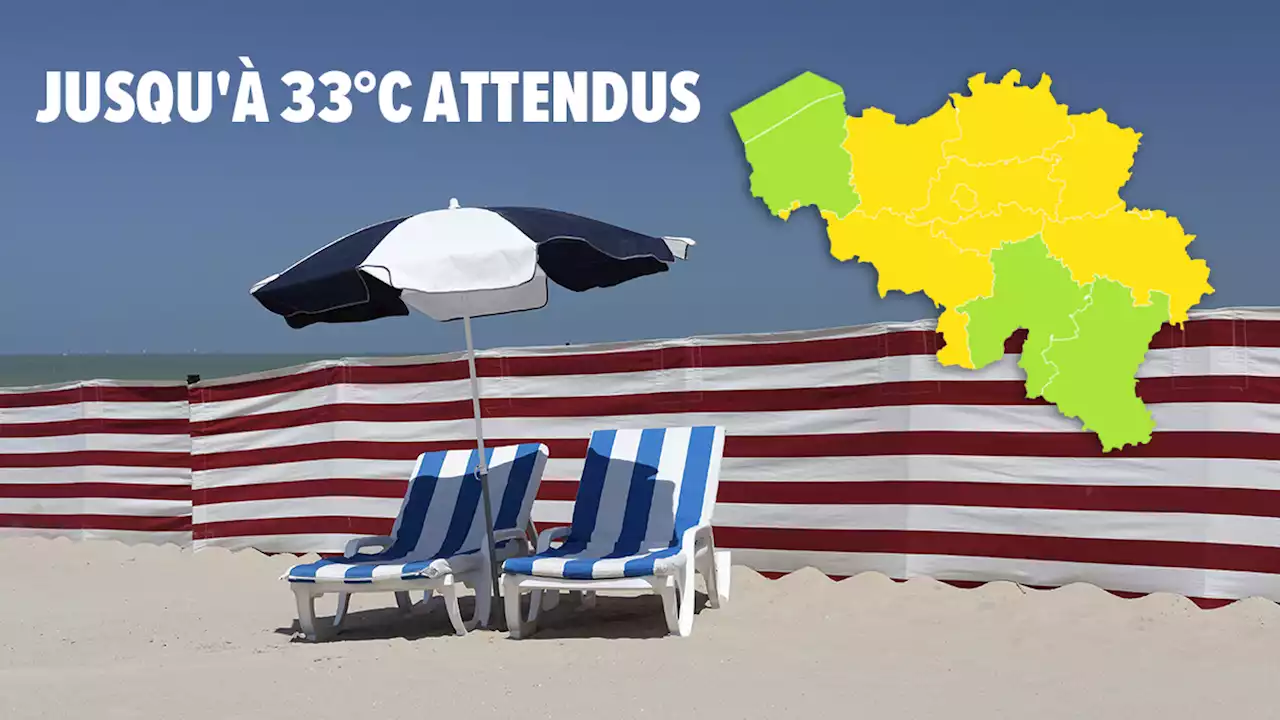 Prévisions météo: demain, une partie du pays sera en code jaune en raison de la chaleur