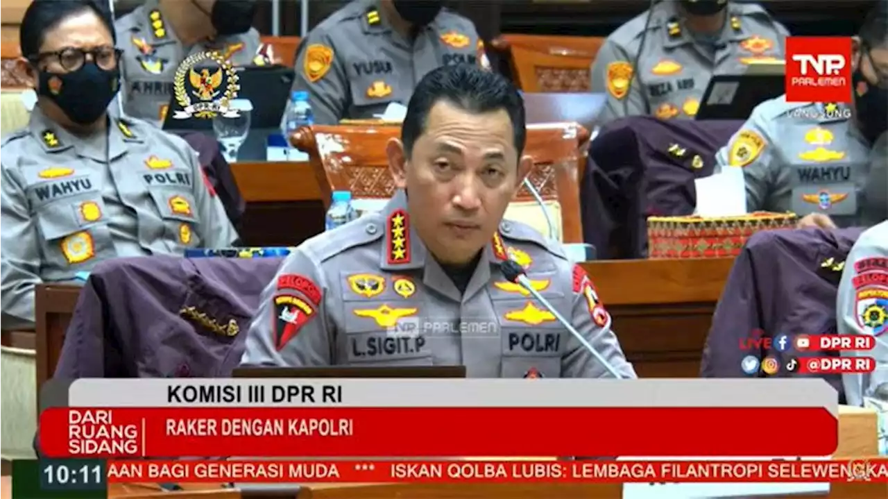 Raker di DPR Bahas Pembunuhan Brigadir J, Kapolri: Kami Solid, Pak!