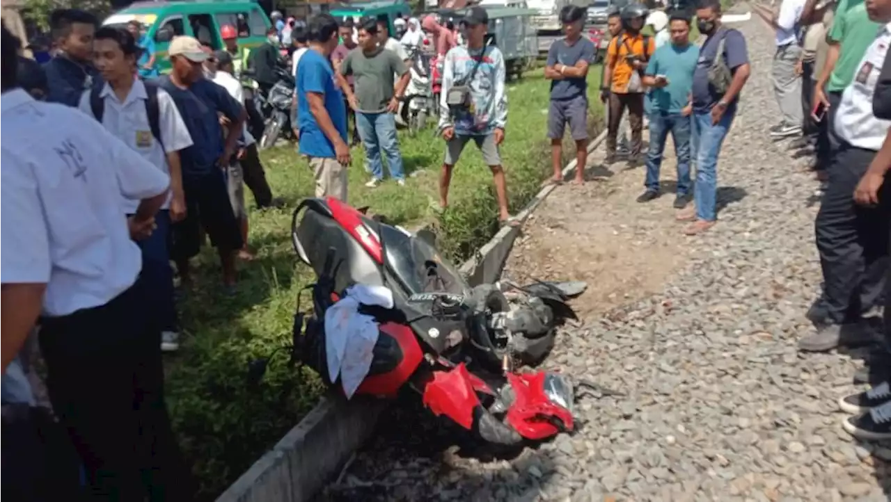 Tragis! 2 Pelajar Tewas Disambar Kereta Api di Rel Tanpa Palang Pintu di Sergai