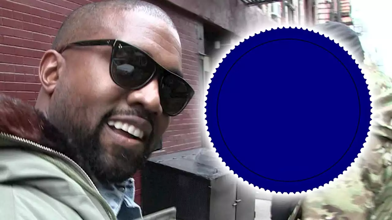 Kanye West Files for Bizarre New Blue Logo Trademark for Clothing