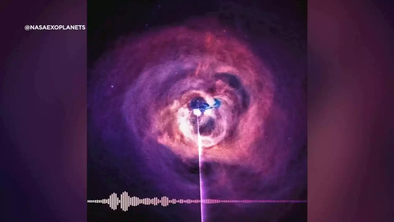 NASA releases 'haunting' audio clip taken from a black hole 240M light years away