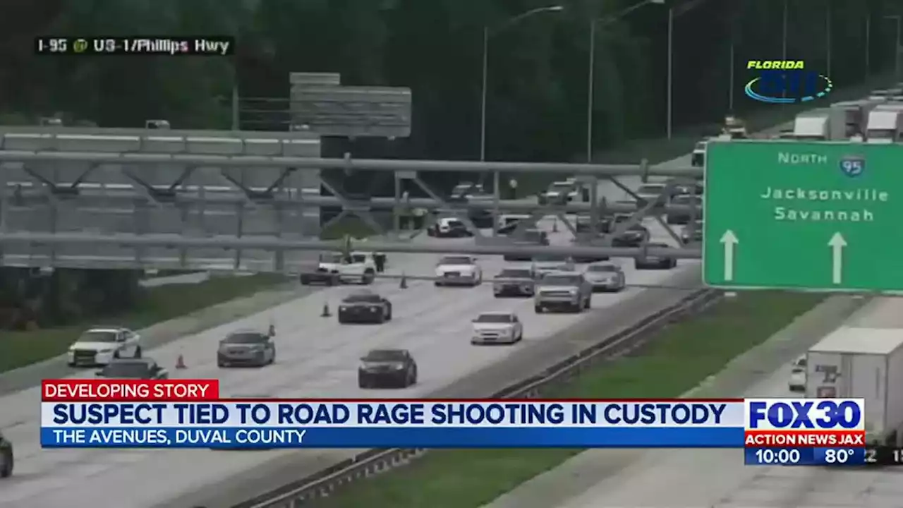 Road rage shooting shuts down part of I-95, injuring one