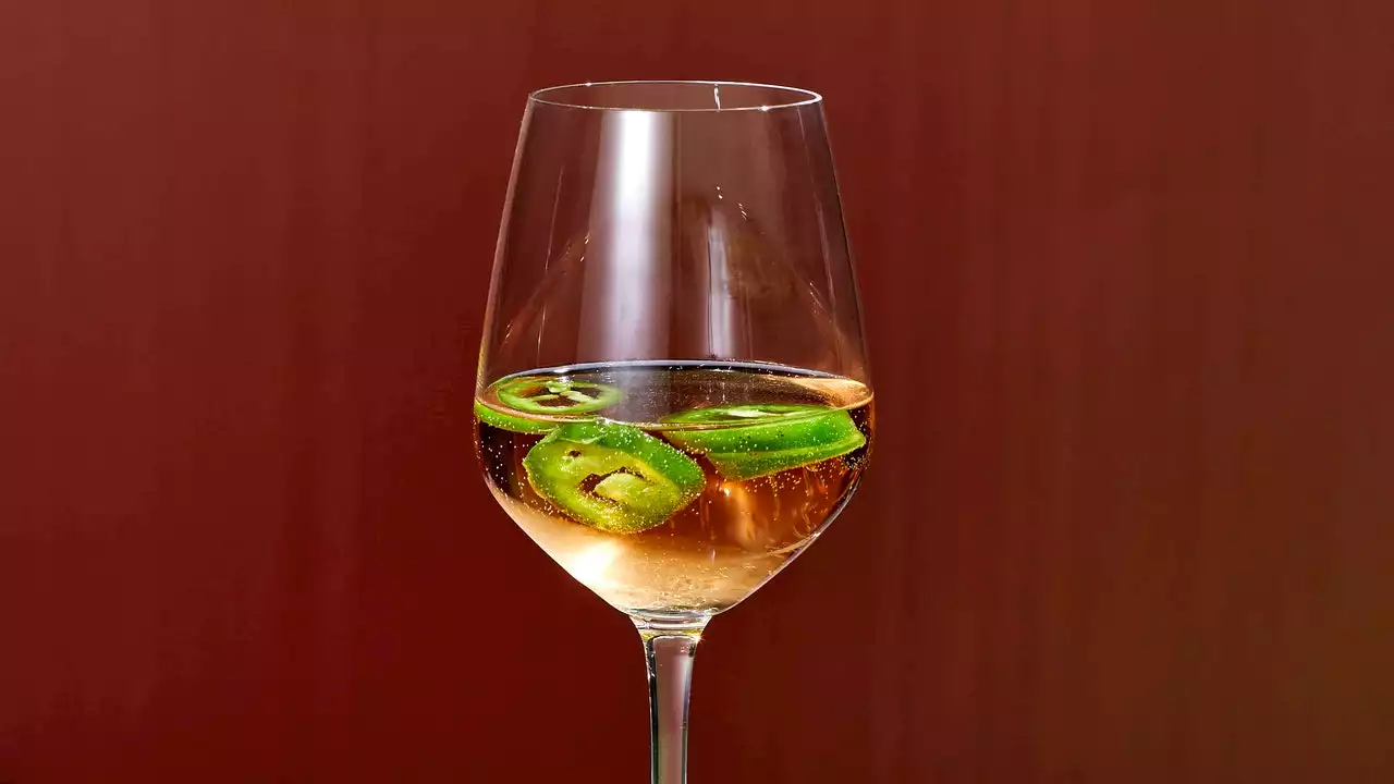 Turns Out, Sliced Jalapeños Make Cheap Rosé Way Better