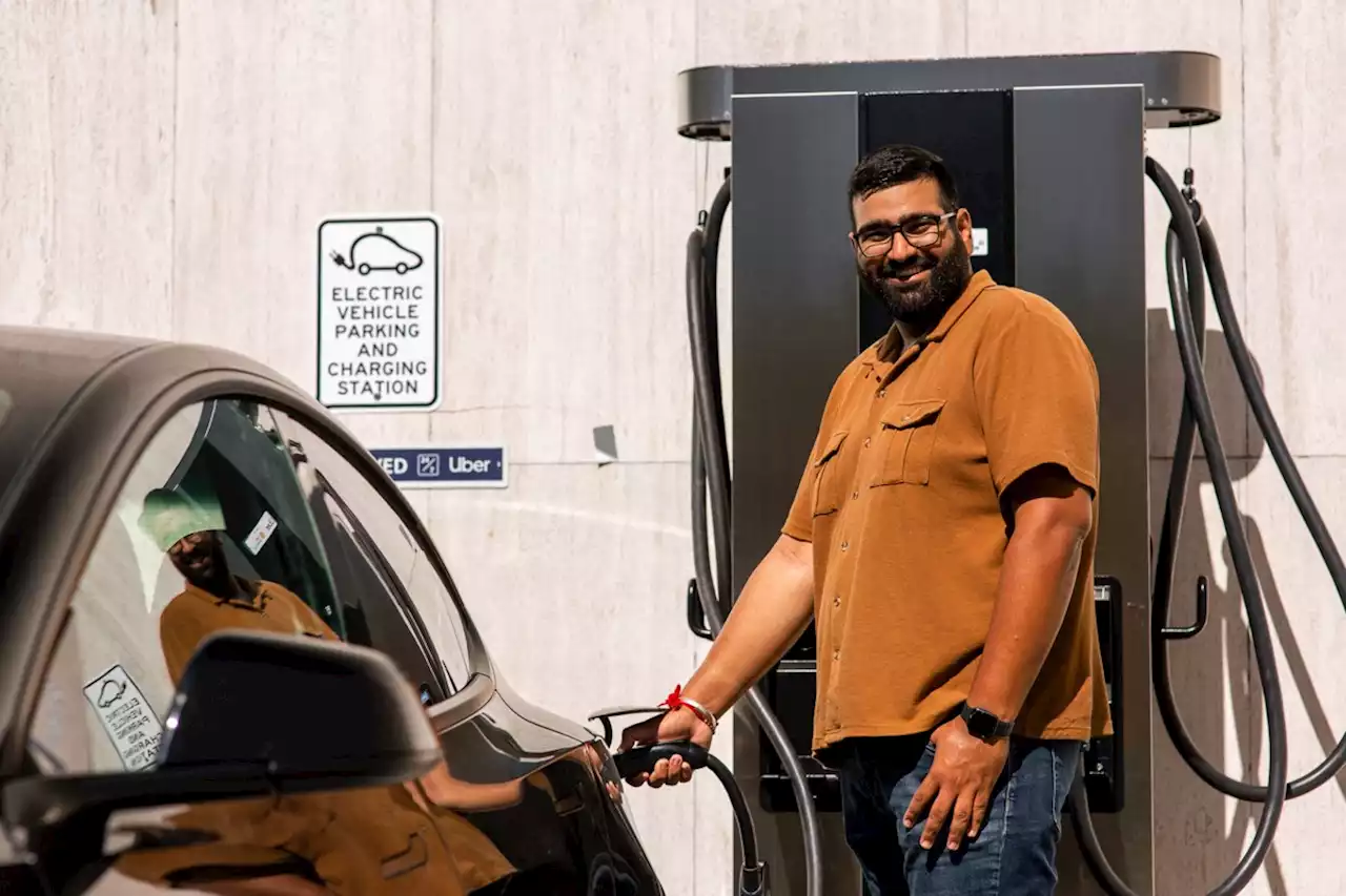 New Burnaby EV charging station launches B.C. high rideshare-area pilot project