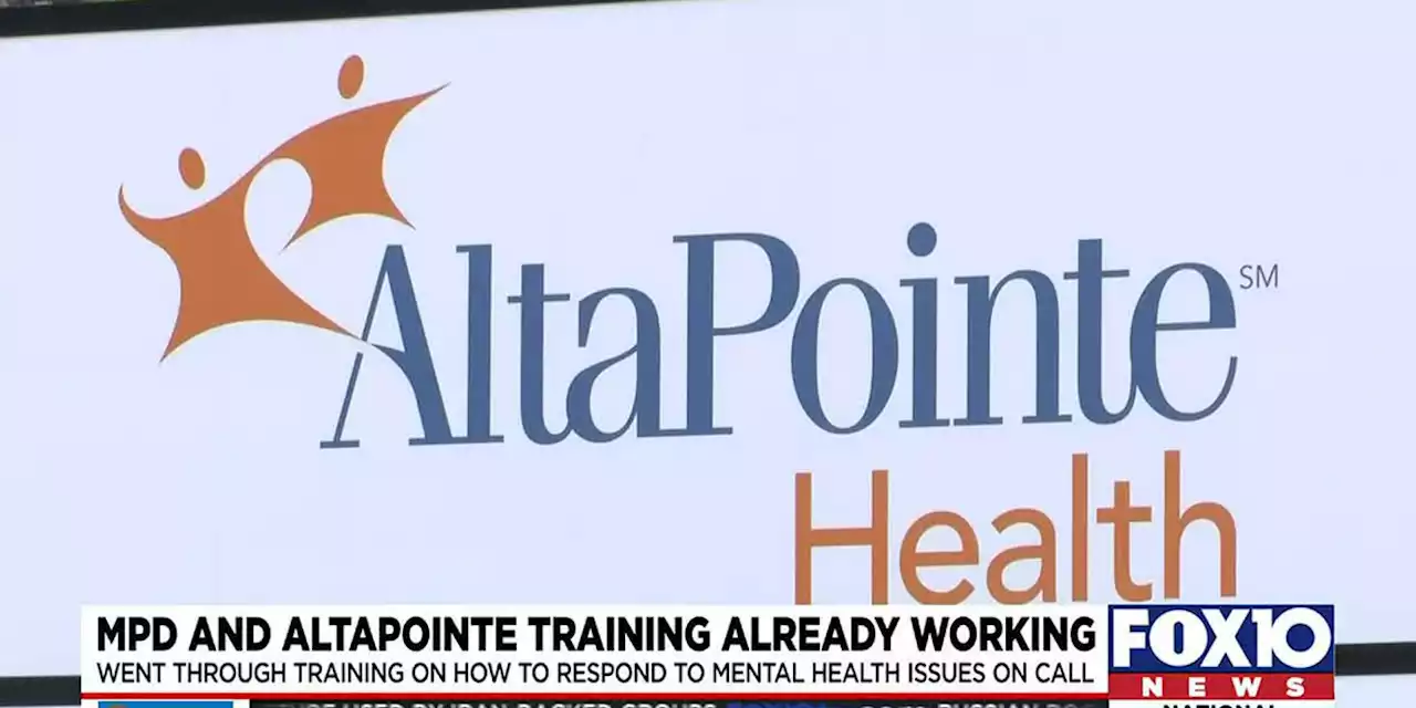 Mental health partnership between Mobile Police and AltaPointe already paying off