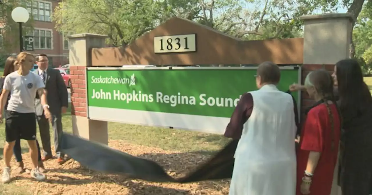 Regina Soundstage gets new signage, now called John Hopkins Soundstage | Globalnews.ca