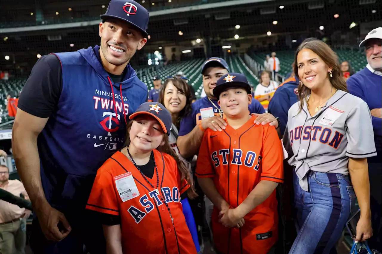 Uvalde survivor honored with first pitch, new home thanks to Mattress Mack, Astros and Carlos Correa