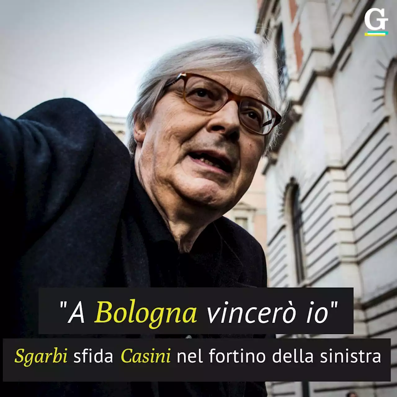 L'ultima crociata di Sgarbi nel fortino di Bologna: 'Vincerò io contro quella mummia di Casini'