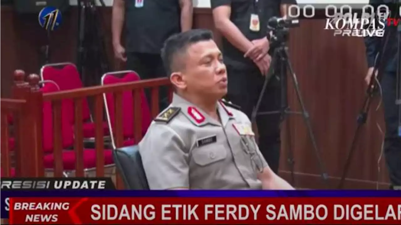 5 Saksi Dihadirkan di Sidang Etik Irjen Ferdy Sambo Hari Ini, Berikut Daftarnya