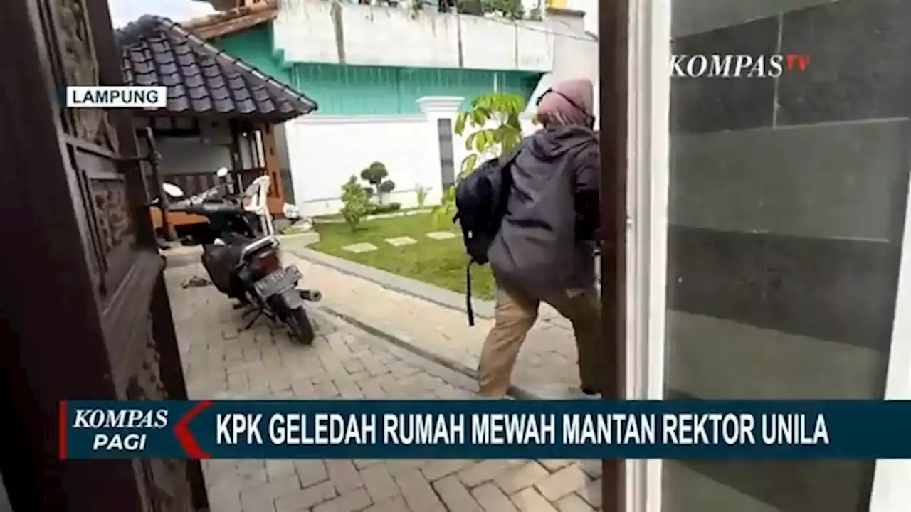 Geledah Rumah Mewah Mantan Rektor Unila, KPK Temukan Uang Ratusan Juta