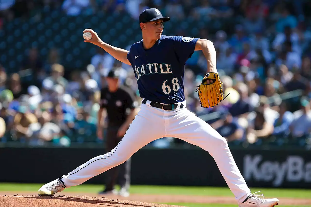 Mariners rookie George Kirby opens start with MLB-record 24 straight strikes