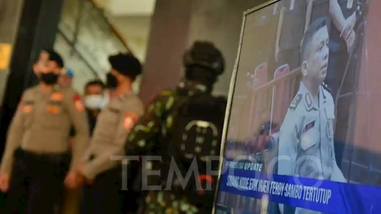 Sidang Pelanggaran Kode Etik Ferdy Sambo Digelar Secara Tertutup