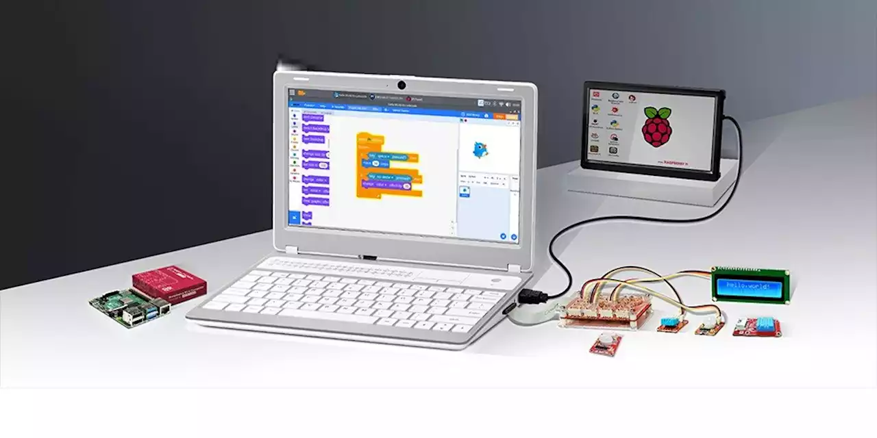 Meet the CrowPi-L – a clever Raspberry Pi laptop chassis