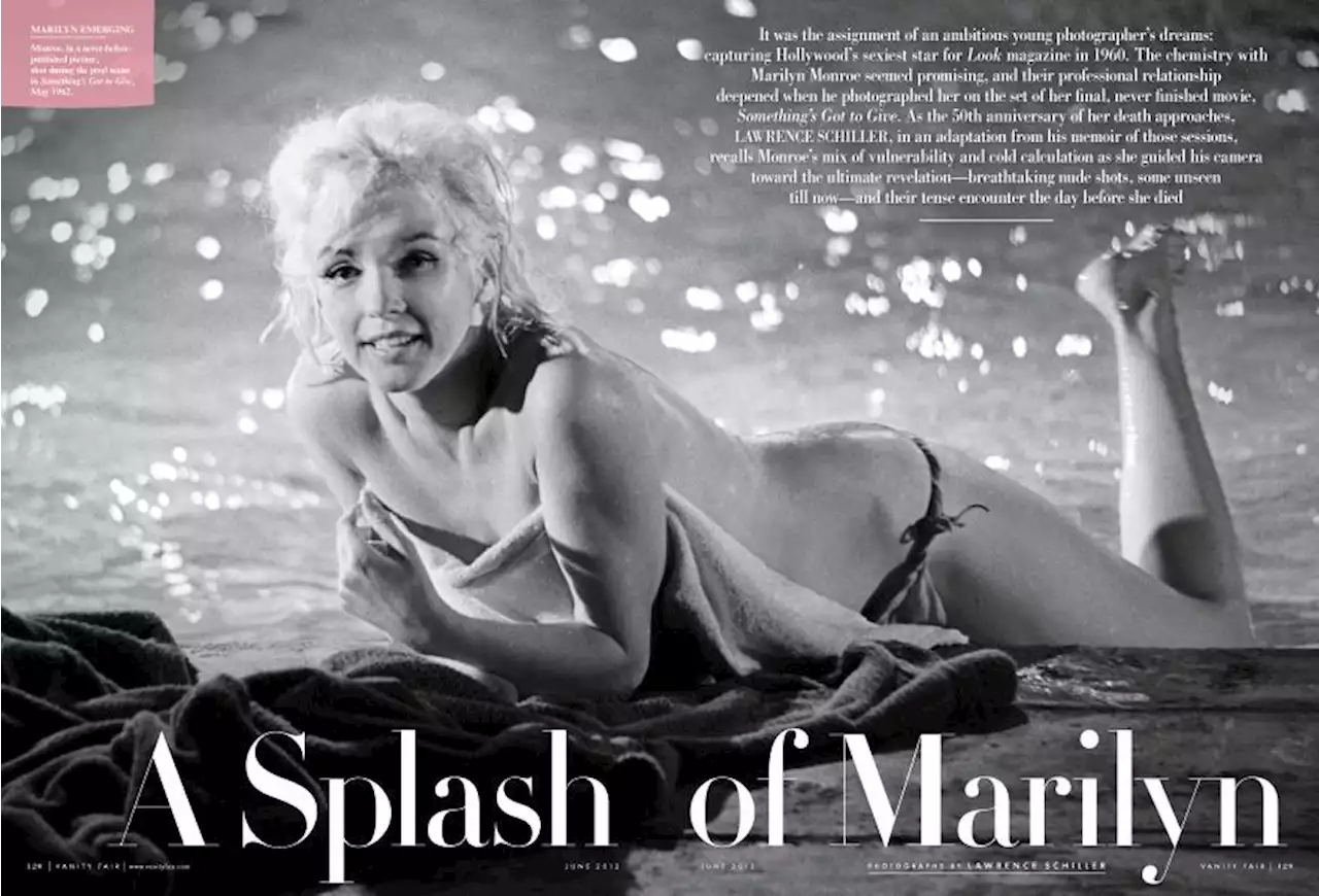 A Splash of Marilyn | Vanity Fair | June 2012