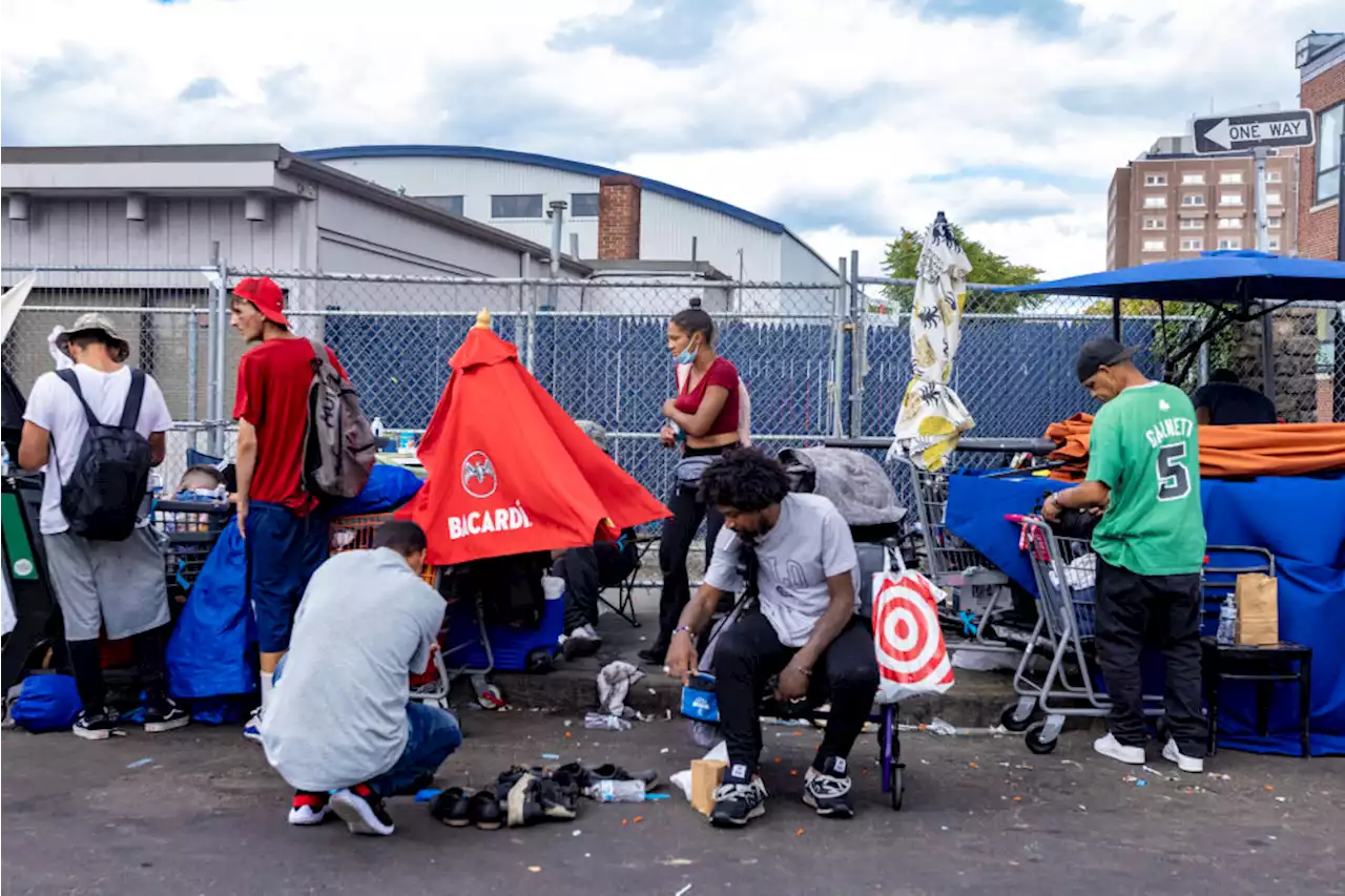 Crowds return to 'Mass. and Cass' area in Boston, months after city dismantles encampment