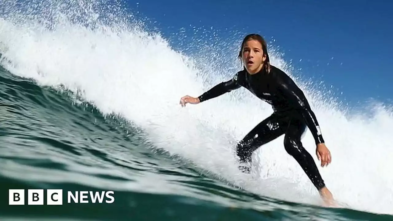 The teenage Scot surfing the world's big waves