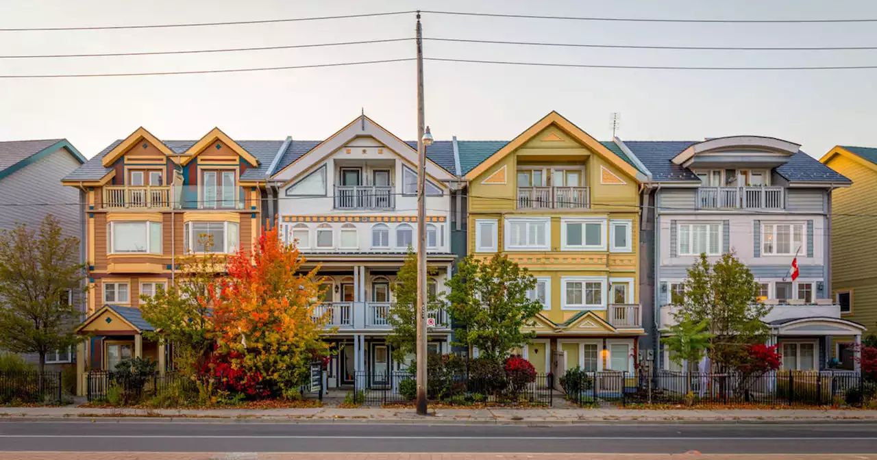 These colourful Toronto houses are based on a famous San Francisco landmark