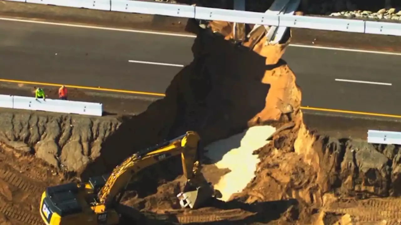 Desert flooding damages Los Angeles to Phoenix highway