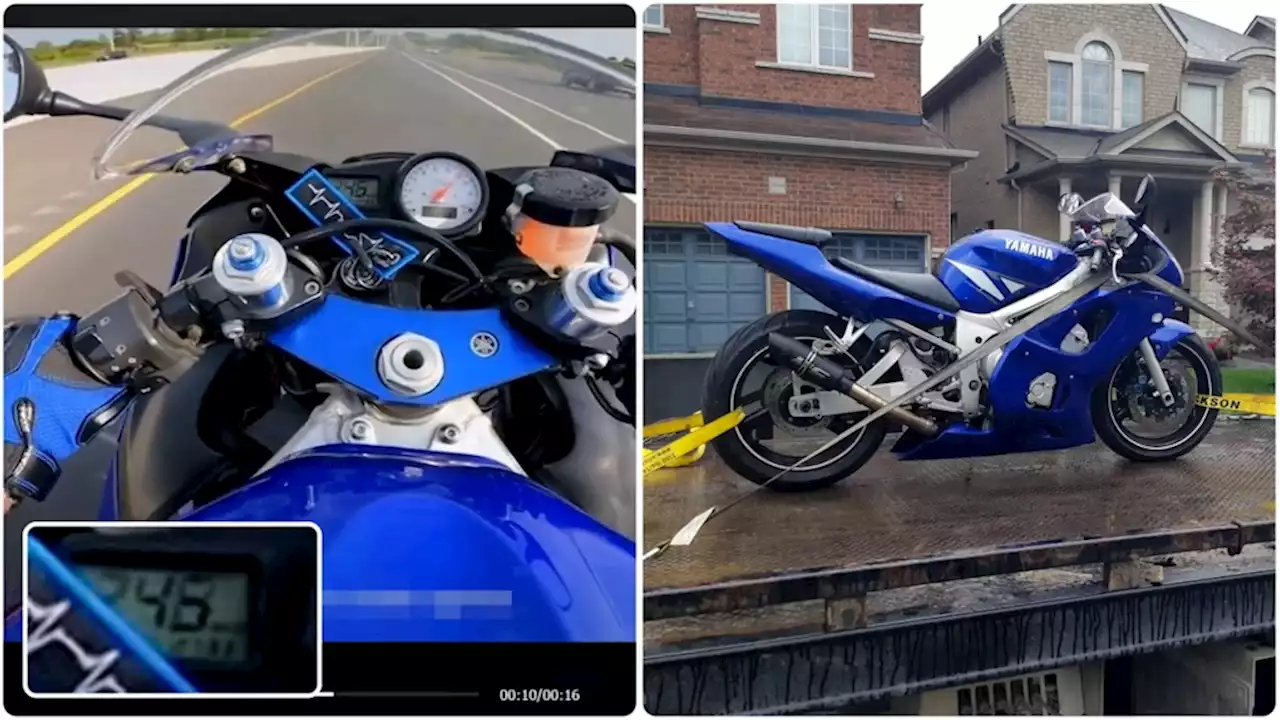 Newmarket, Ont. motorcyclist posts video to TikTok driving 260 km/h: police