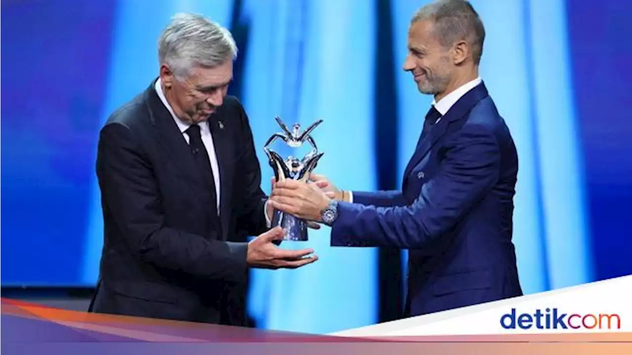 Ancelotti Raih Gelar Pelatih Terbaik UEFA 2021/2022