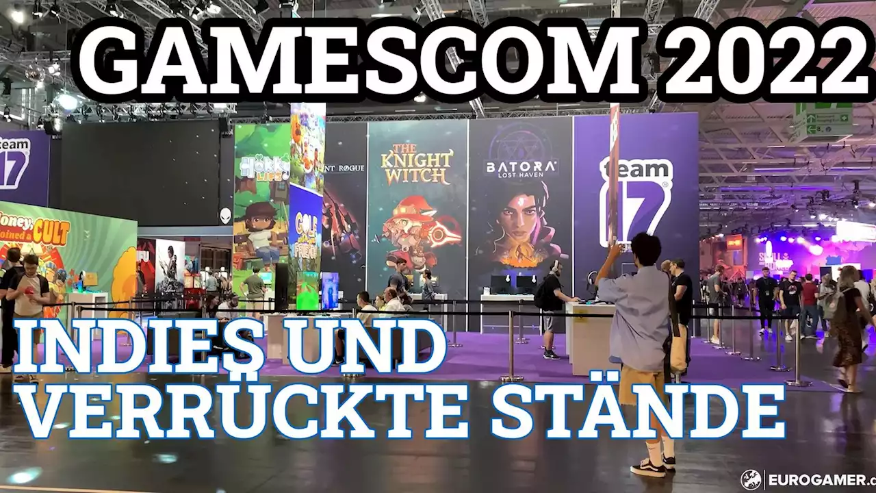 gamescom 2022: Die Indie Area ist groß, aber chaotisch, dafür konnte ich verrückte Stände finden